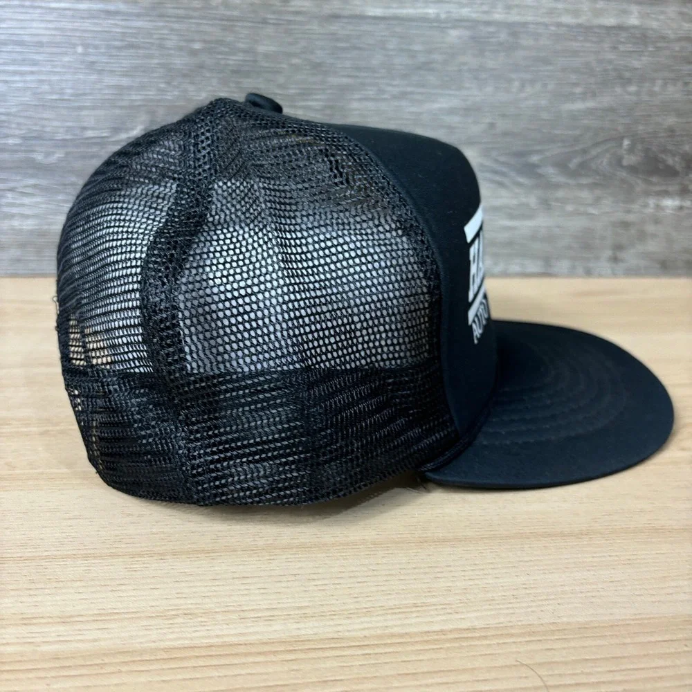 Vintage Hartland Auto Parts‎ Hat Cap Snapback Black Trucker Adjustable